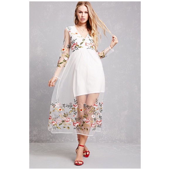 ASOS Dresses & Skirts - RD & Koko lace dress with mesh sleeves